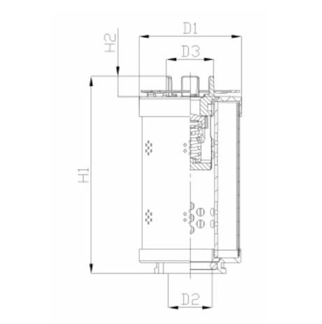 RHR850G03B0/AB1 filter element for return filter