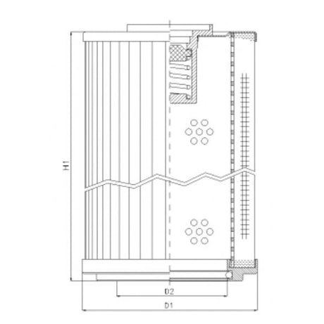 RLR1201B130B filter element for return filter