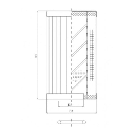 RLR120B130B/5 filter element for return filter