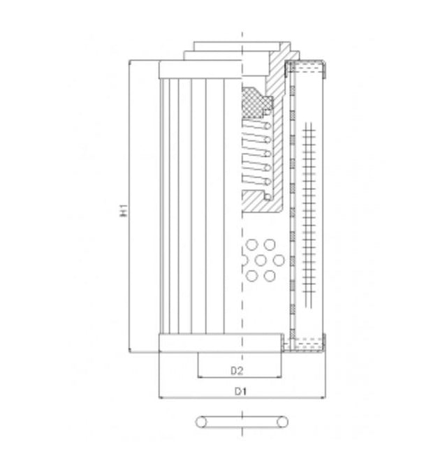 RLR175B130B filter element for return filter