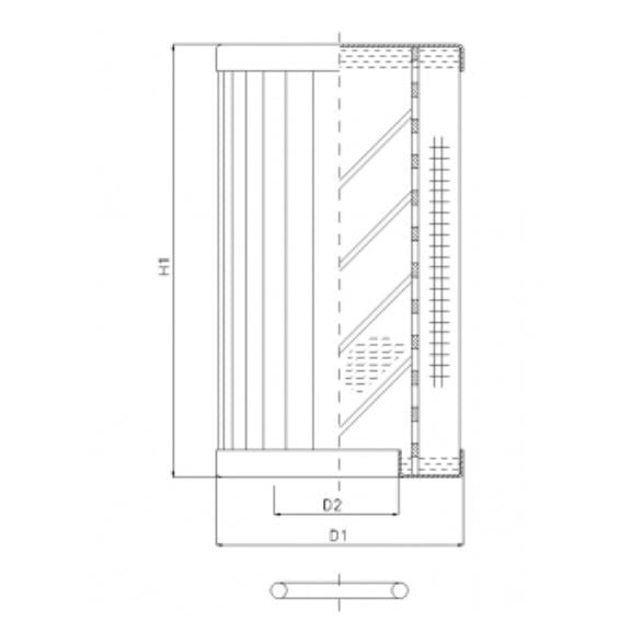RLR175B60B/5 hydraulic filter element