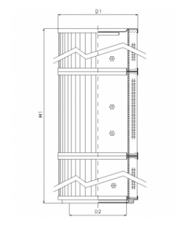 RLR3001B25V/5 hydraulic filter element