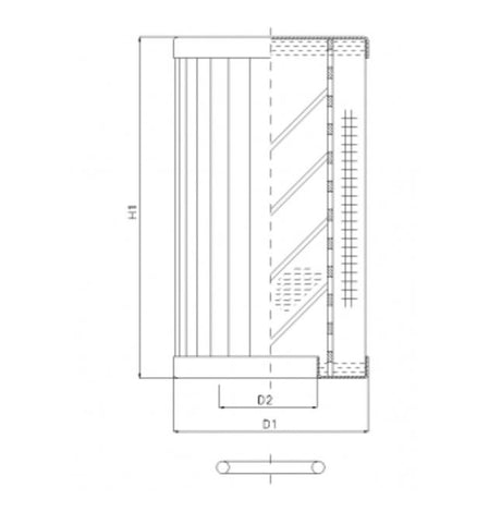 RLR320B130B/5 filter element for return filter