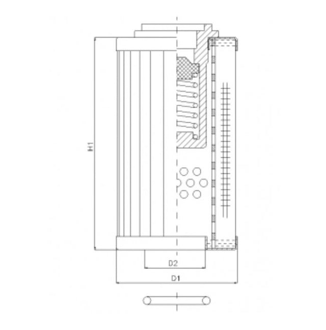 RLR330B40B filter element for return filter