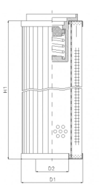RLR425E10B/1 Filter element for return filter