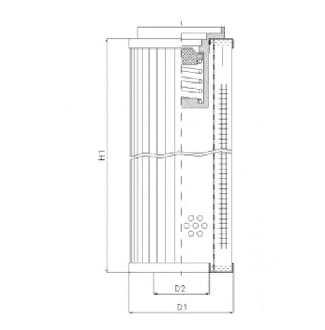 RLR950B60B filter element for return filter