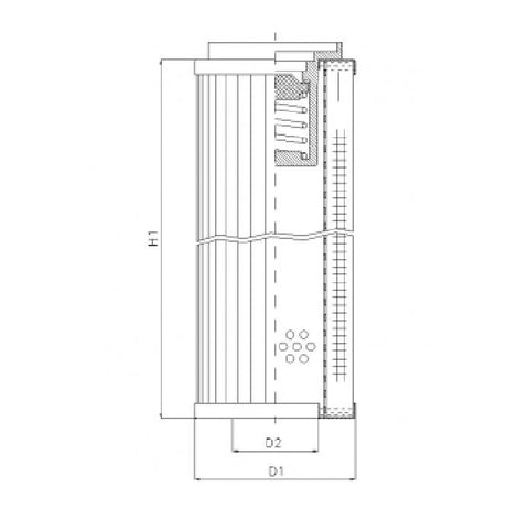 RLR950E10B/1 hydraulic filter element
