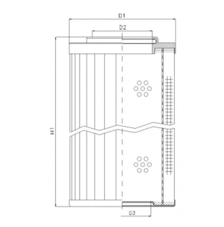RMR690E03B filter element for return filter