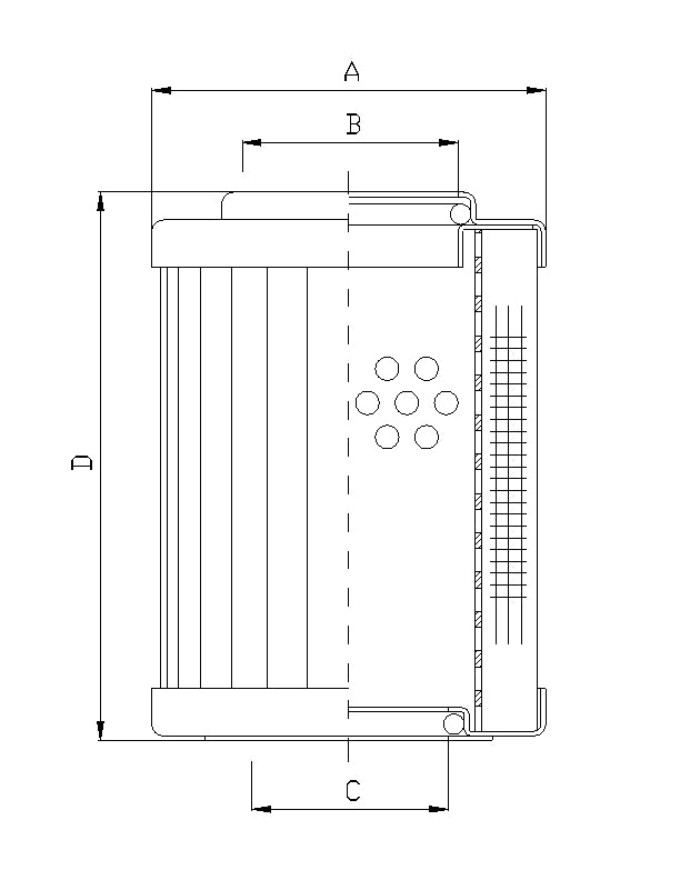 RMR690L20B hydraulic filter element