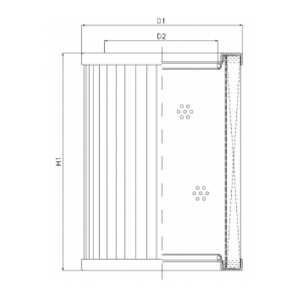 RMR888B250B hydraulic filter element