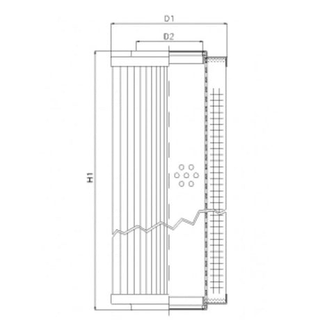 RVR10013B40B filter element for return filter