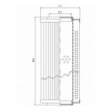 RVR10045B60V hydraulic filter element