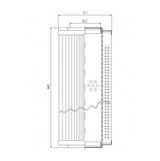 RVR12000E05B hydraulic filter element