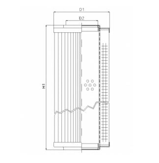 RVR12500E03V hydraulic filter element