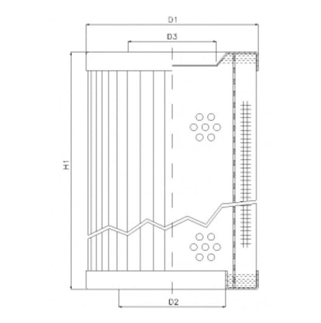RVR132A10B filter element for return filter