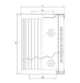 RVR132K20B hydraulic filter element