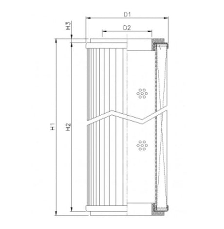 RVR1360A05B filter element for return filter