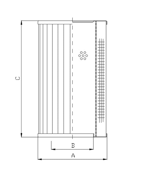 RVR250K20B hydraulic filter element
