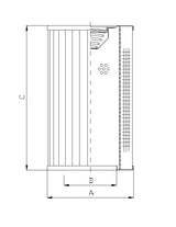 RVR330B25B hydraulic filter element