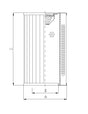 RVR330B40B hydraulic filter element