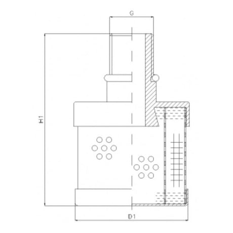 RVR420E03B filter element for return filter