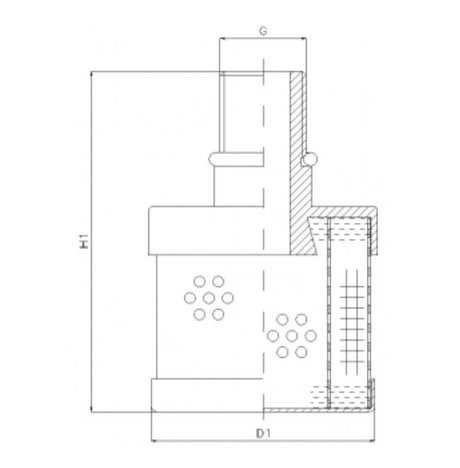 RVR420L10B filter element for return filter