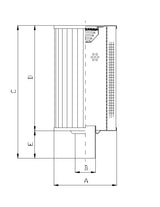 RVR65B100B hydraulic filter element