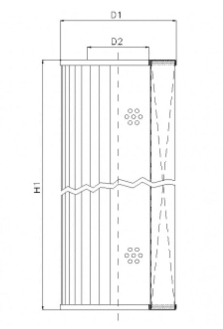 S160G06 Filter element for suction filter