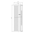 S210T60 Filter element for suction filter
