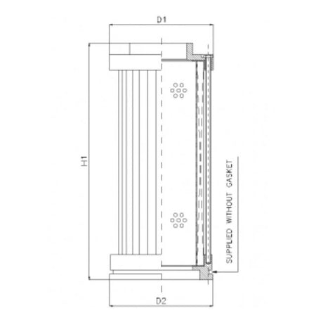 S410T149 Filter element for suction filter