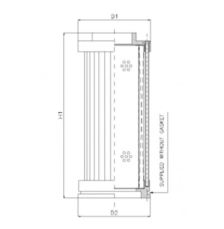 S410T250 Filter element for suction filter