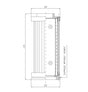 S410T74 Filter element for suction filter