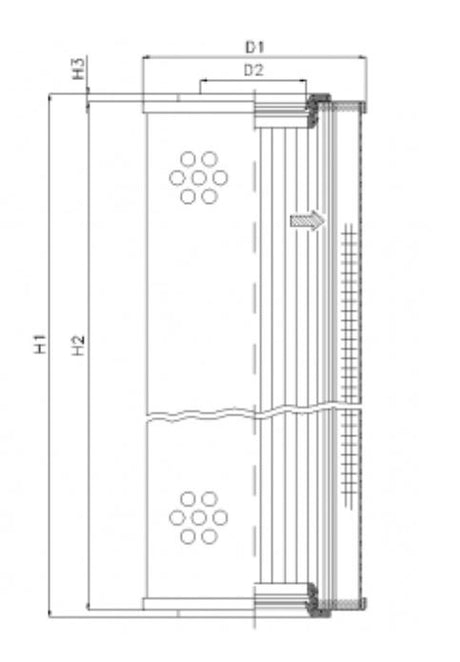 S4110GW10 Filter element for suction filter