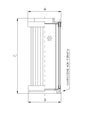 S420C10 Filter element for suction filter