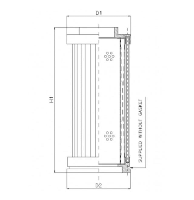 S420T25 Filter element for suction filter