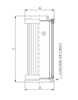 S430T74 Filter element for suction filter