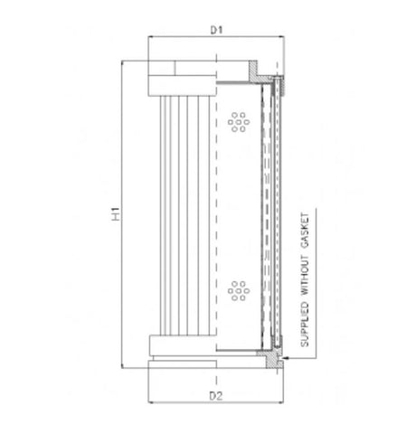 S440C10 Filter element for suction filter