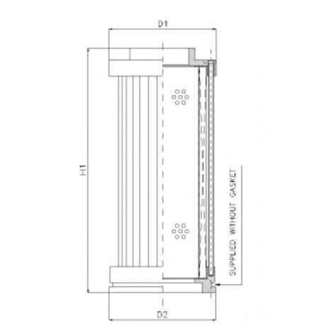 S440C25 Filter element for suction filter