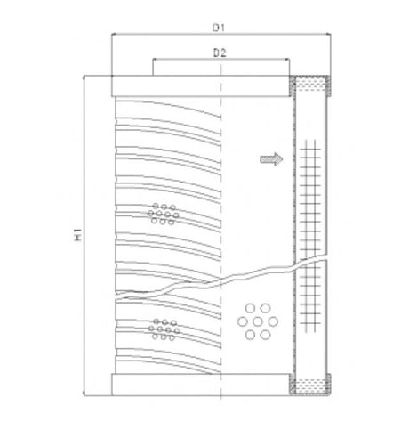 S610G06 Filter element for suction filter