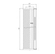 S620T100 Filter element for suction filter