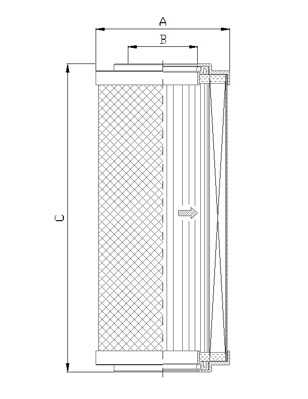 S741C10 Filter element for suction filter