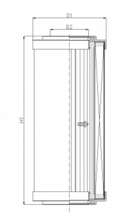S741T25 hydraulic filter element