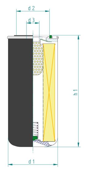 SH8262 oil filter element