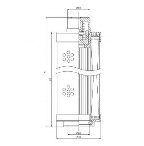 SHS110P10B000 hydraulic filter element
