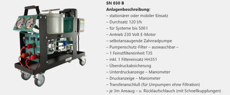 SN 030-B filtering unit
