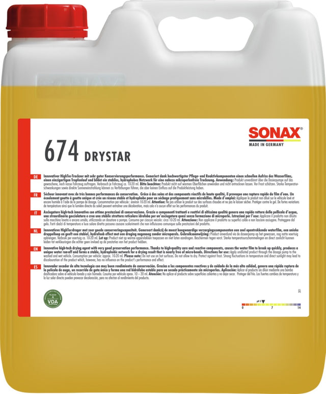 SONAX DryStar - 10 Ltr
