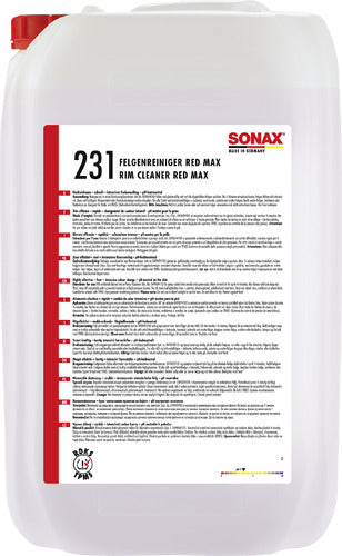 SONAX Felgenreiniger Red Max - 25 Ltr