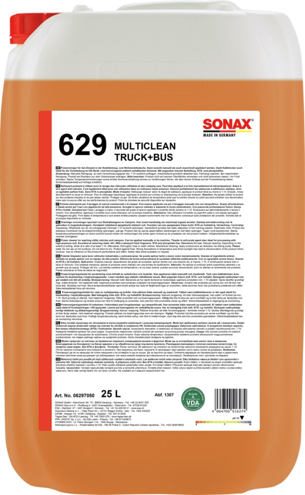 SONAX MultiClean Truck+Bus - 25 Ltr