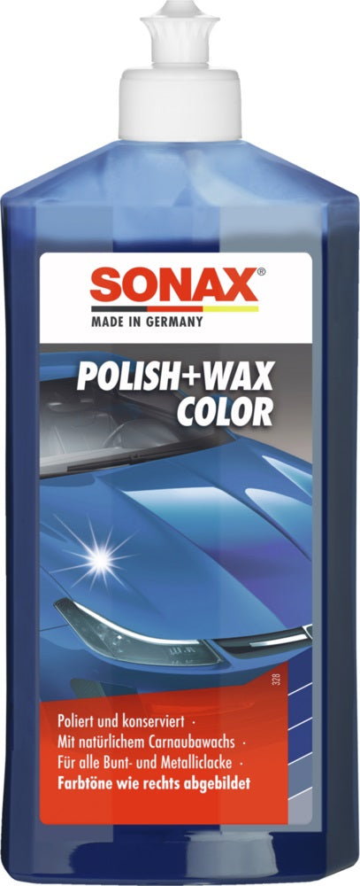 SONAX Polish+Wax Color blau - 500 ml