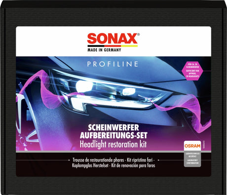 SONAX Scheinwerfer Aufbereitungs-Set PROFILINE